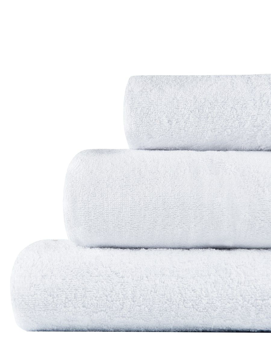 снимок Полотенце двупетельное махровое белое для гостиниц от магазина BIO-TEXTILES ОПТ