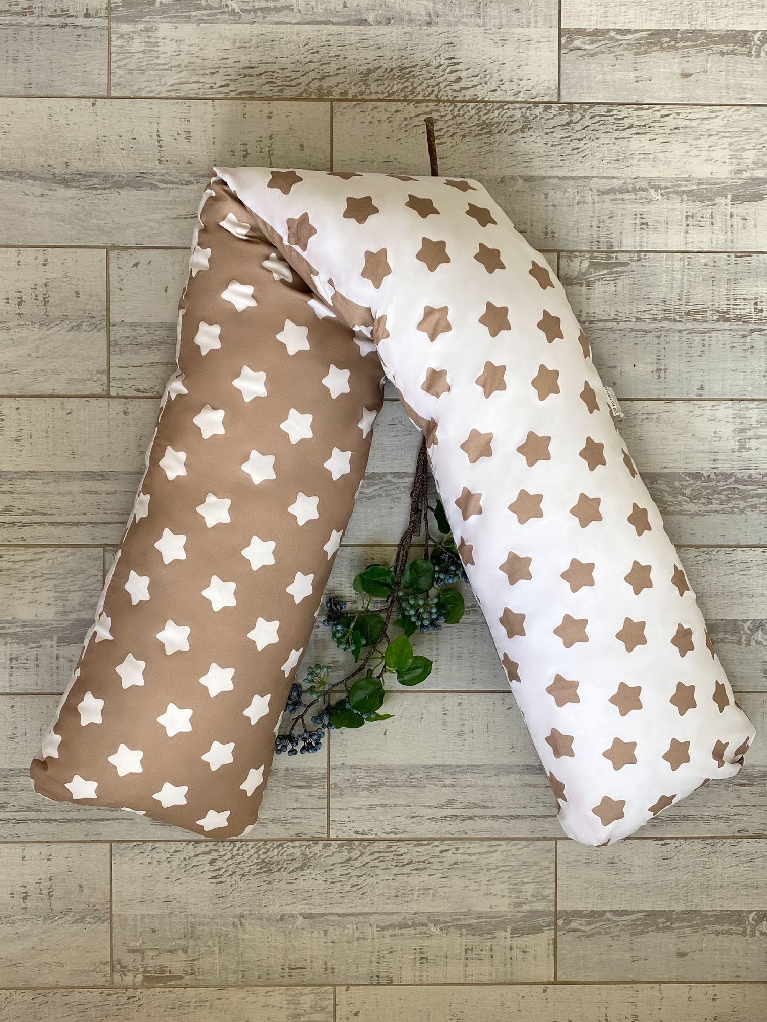 снимок Подушка для беременных "Валик" от магазина BIO-TEXTILES ОПТ