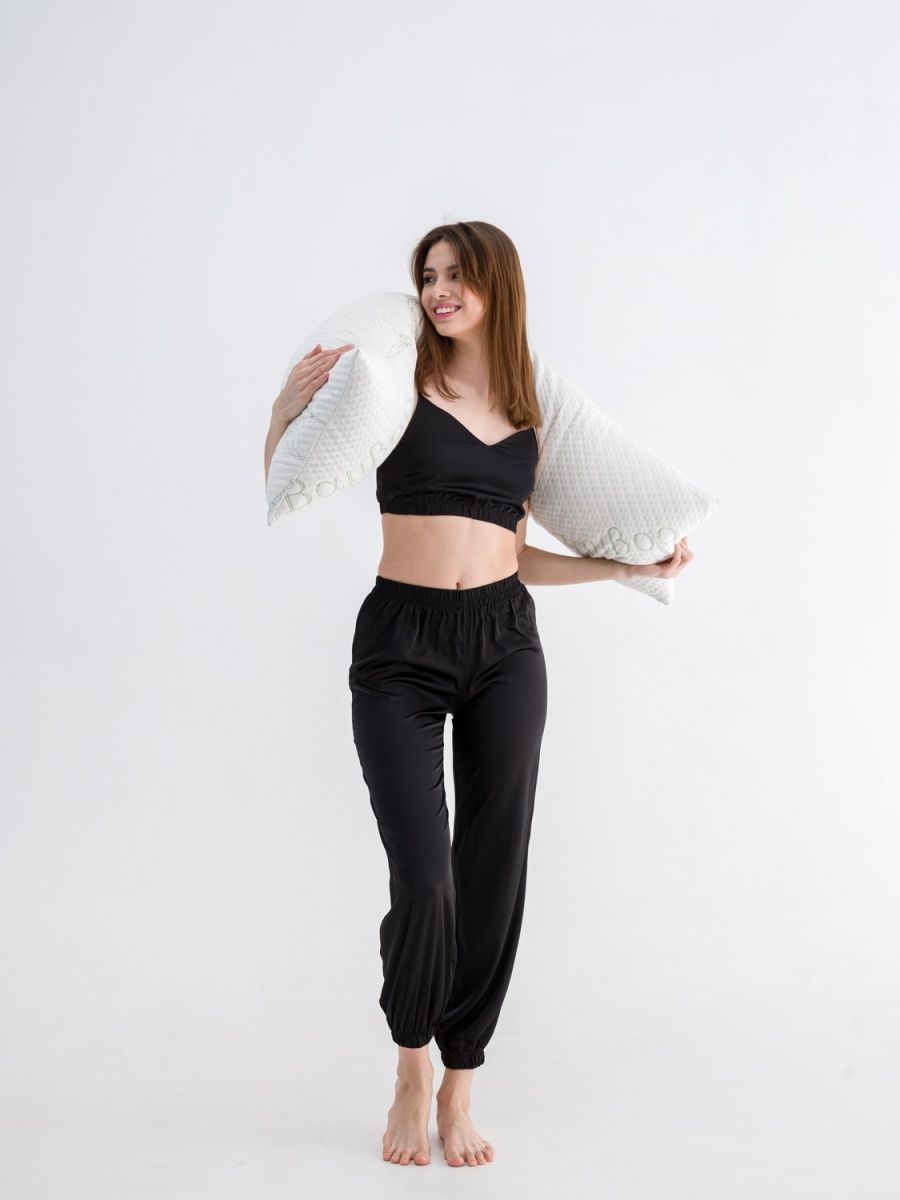 снимок Подушка PandaHug "BODY PILLOW BAMBOO" 140*40, лебяжий пух от магазина BIO-TEXTILES ОПТ