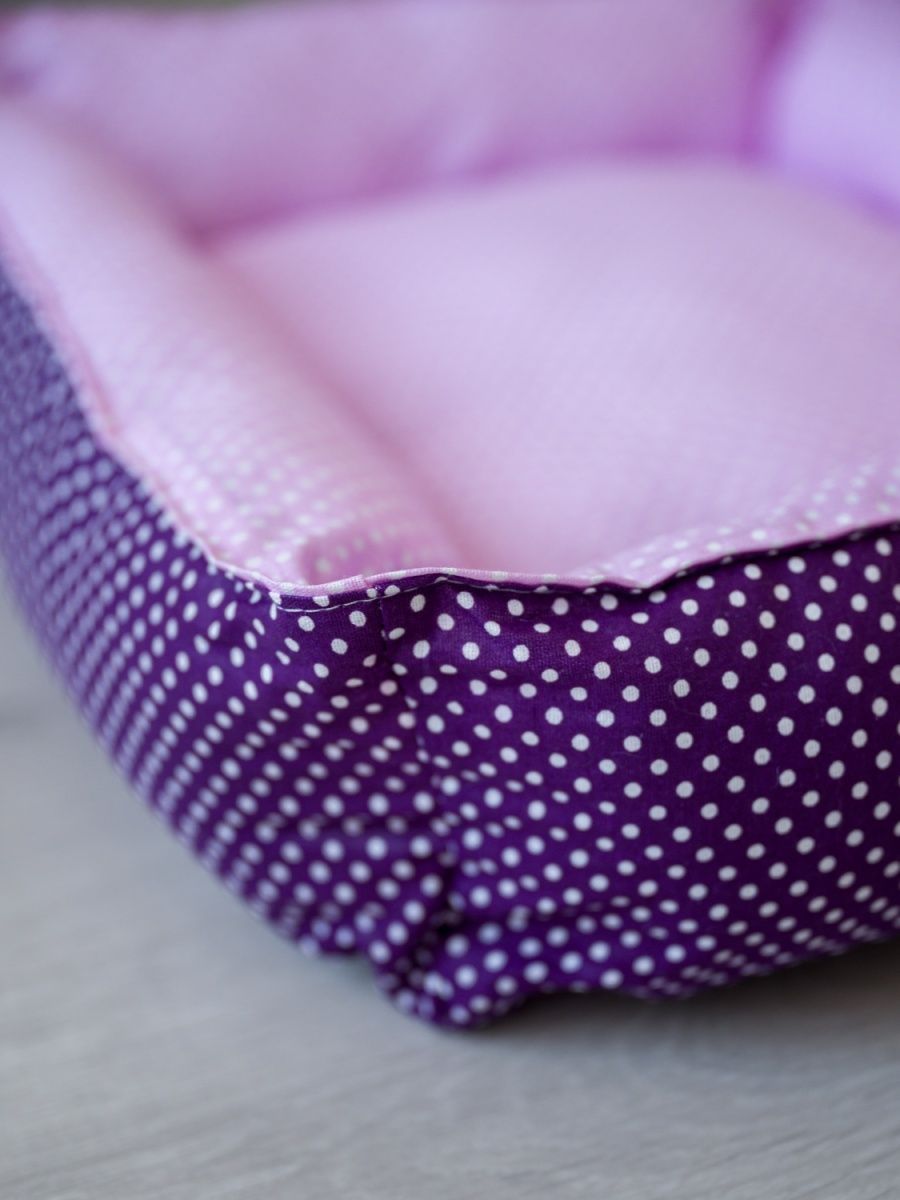 снимок Лежак для кошек и собак "горох" от магазина BIO-TEXTILES ОПТ