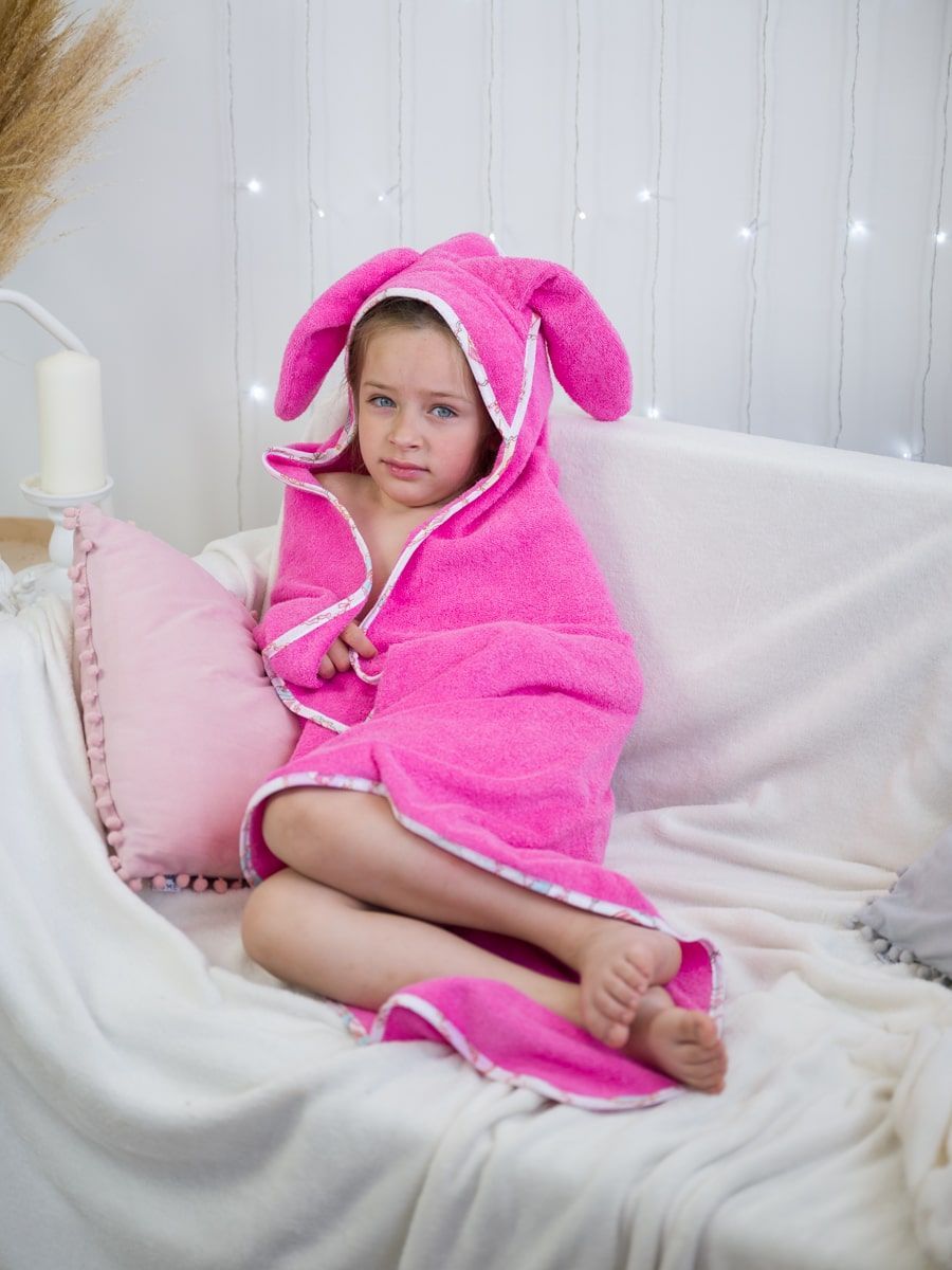 снимок Уголок детский "ЛАПУШКА" 95*95 см. розовый, окантовка бязь от магазина BIO-TEXTILES ОПТ