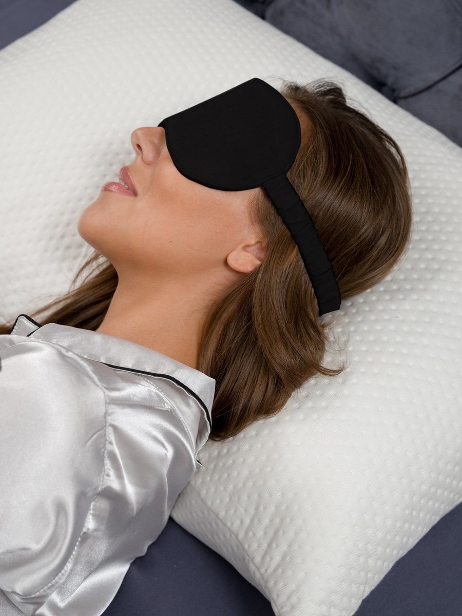 снимок Маска для лица PandaHug Blackout черная от магазина BIO-TEXTILES ОПТ