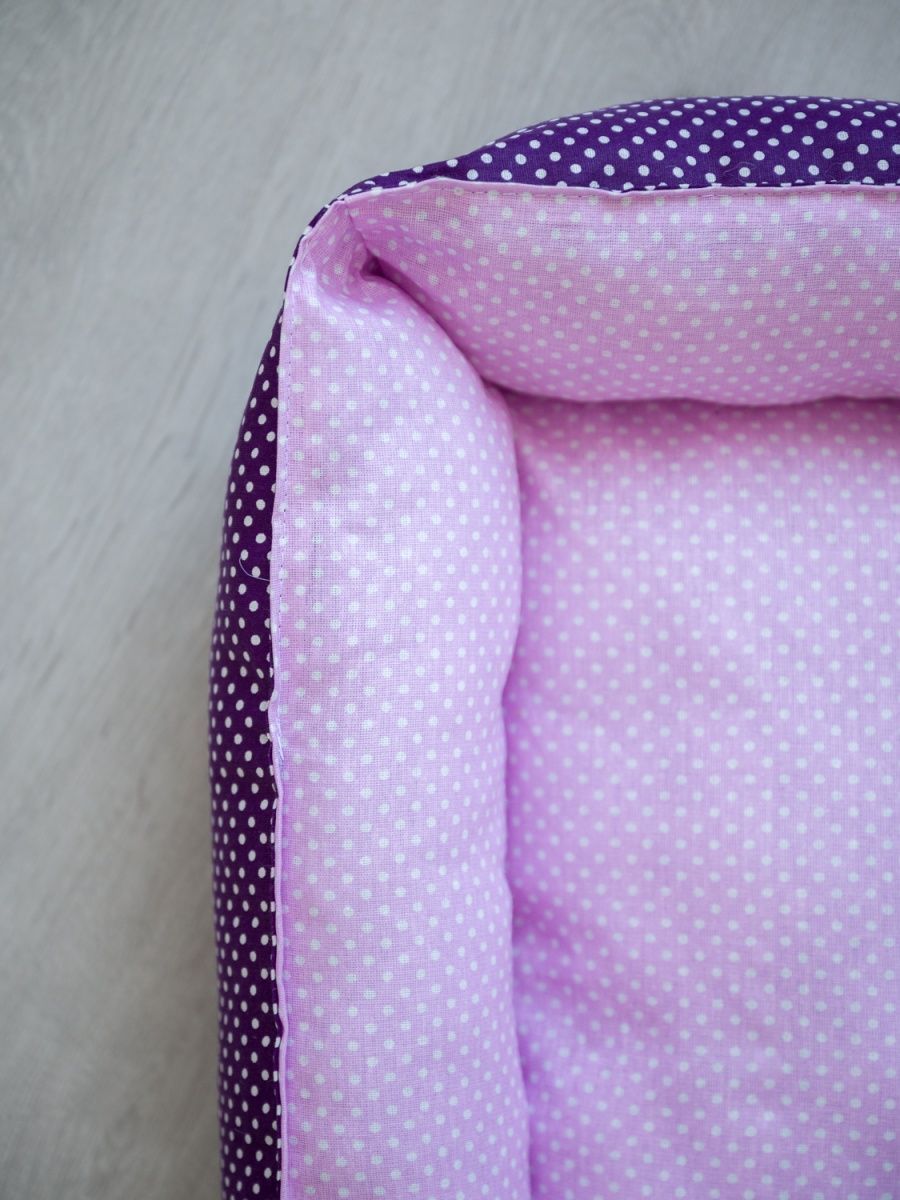 снимок Лежак для кошек и собак "горох" от магазина BIO-TEXTILES ОПТ